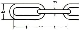 DIN 763 цепь сварная длиннозвенная стальная оцинкованная
