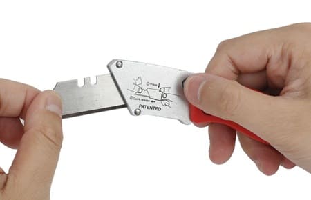 Workpro нож трапециевидный складной строительный быстросменный